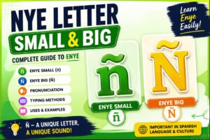 Enye Small Big: Ñ ñ Letter, Enye Capital and Complete Guide